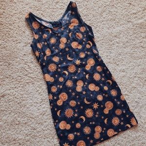 Vintage Sun + Moon Dress